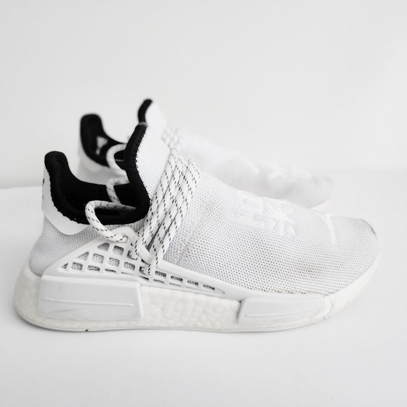Adidas NMD Human Race x Pharrell Shoes White Black